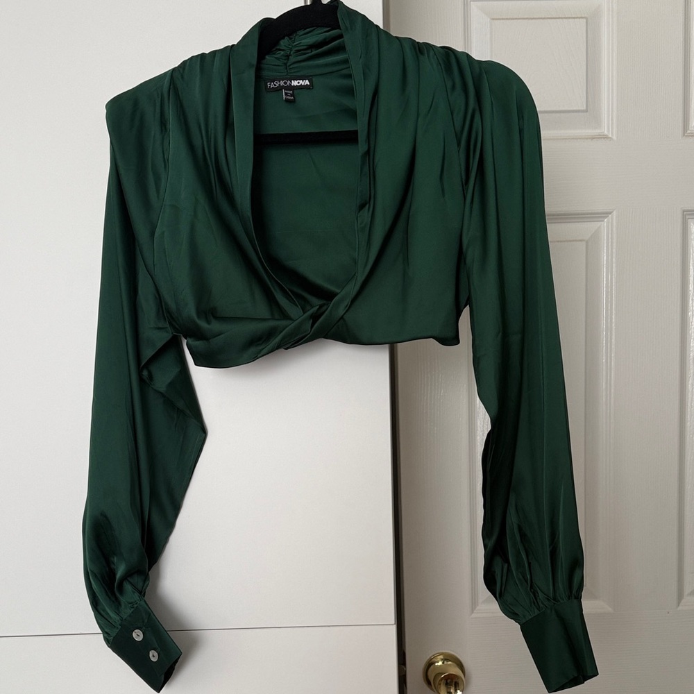 Fashion Nova Deep Green set